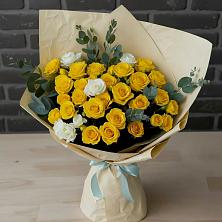 Букет цветов из:  Розы в Новой Ладоге