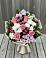 Букет цветов из: Альстромерии, Гвоздики, Розы и Хризантемы в Новой Ладоге