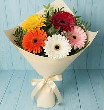Букет цветов из:  Герберы в Новой Ладоге