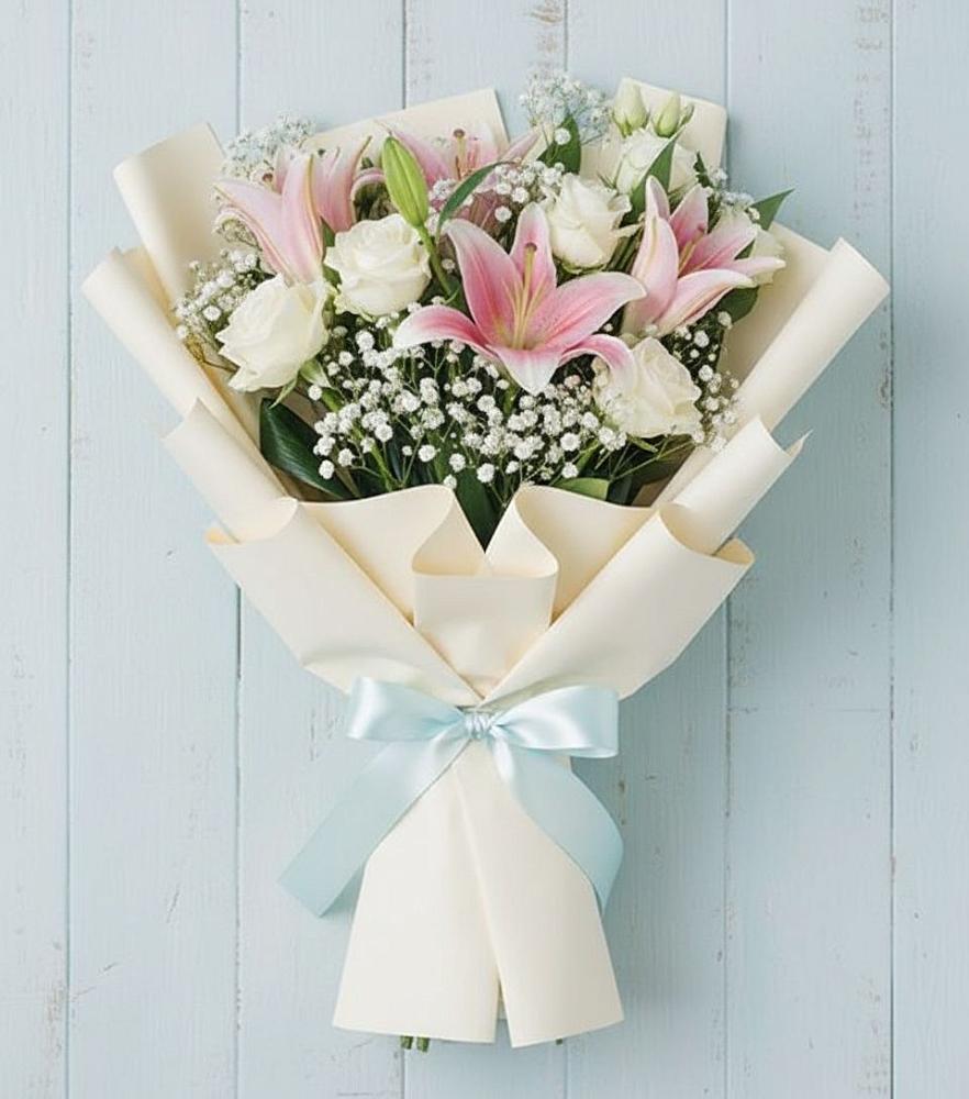 Букет цветов из: Лилии в Новой Ладоге