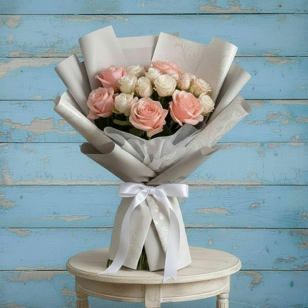 Букет цветов из: Розы в Новой Ладоге