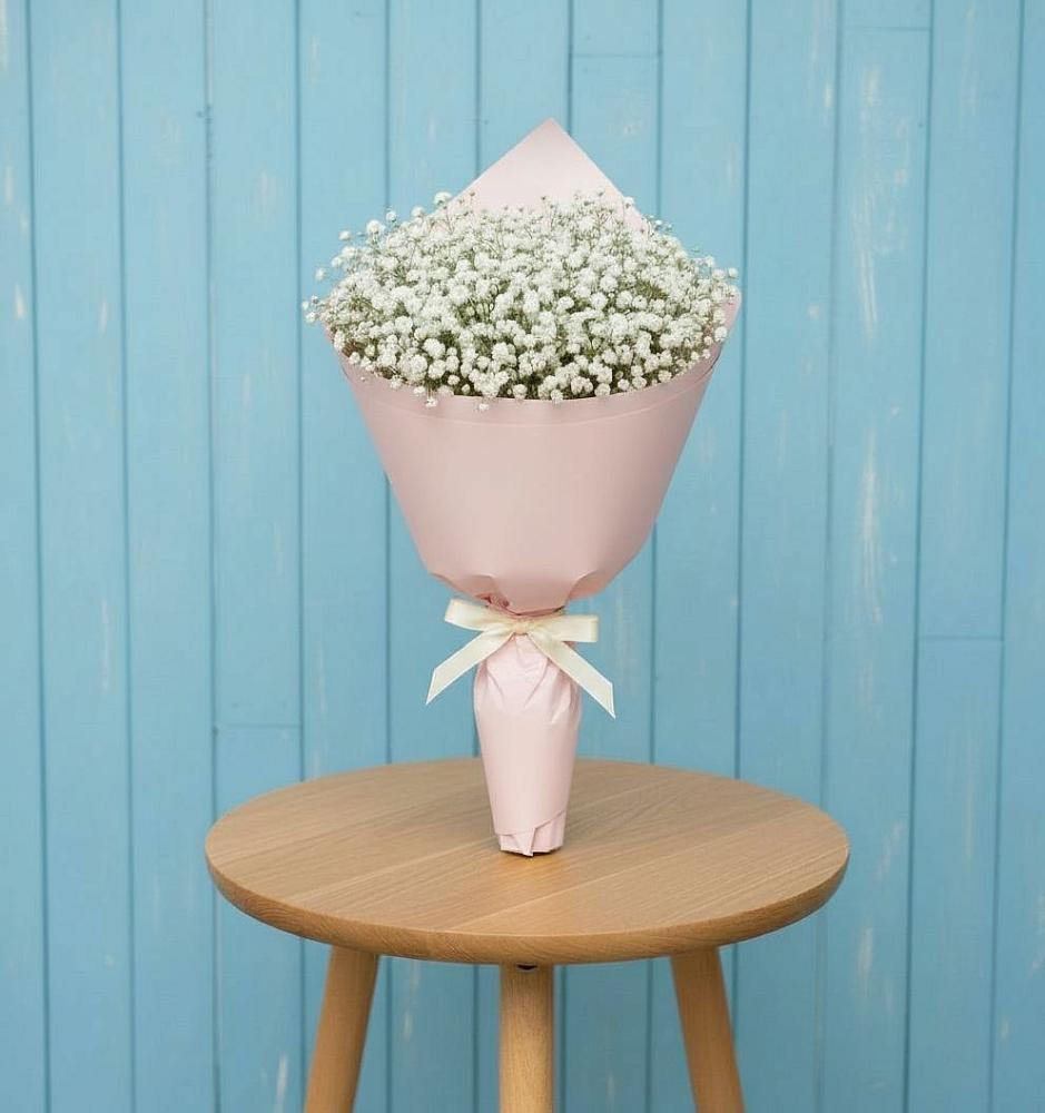 Букет цветов из: Гипсофила в Новой Ладоге