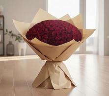 Букет 101 Красная роза в Новой Ладоге