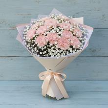Букет цветов из:  Гвоздики в Новой Ладоге