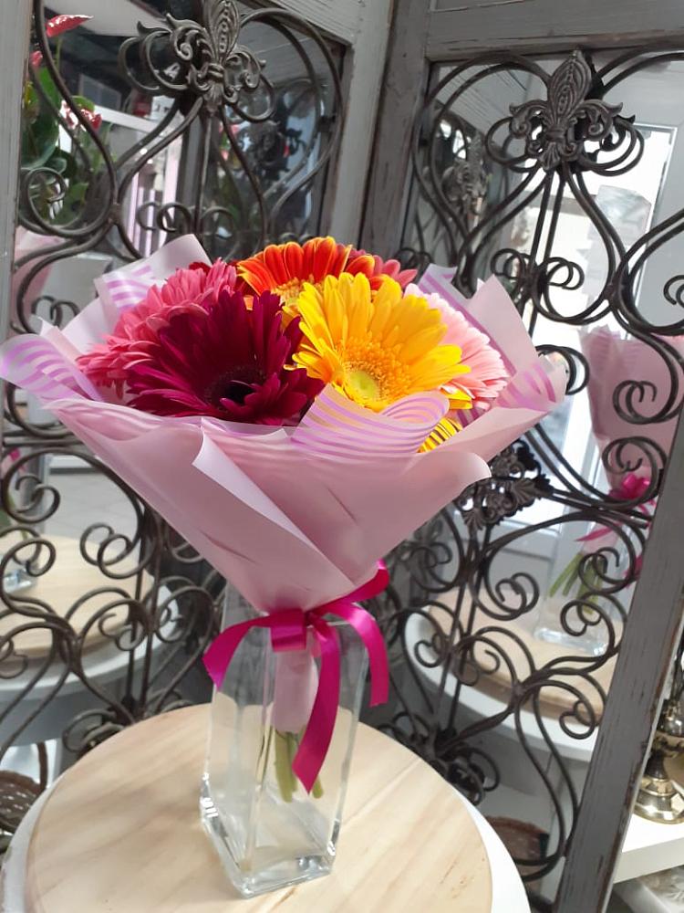 Букет цветов из: Герберы в Новой Ладоге