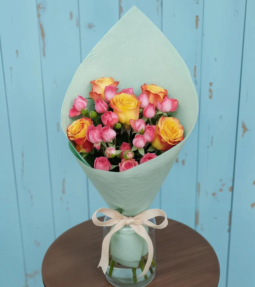 Букет цветов из: Розы в Новой Ладоге