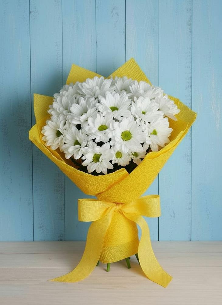 Букет цветов из: Хризантемы в Новой Ладоге