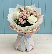 Букет цветов из:  Розы в Новой Ладоге