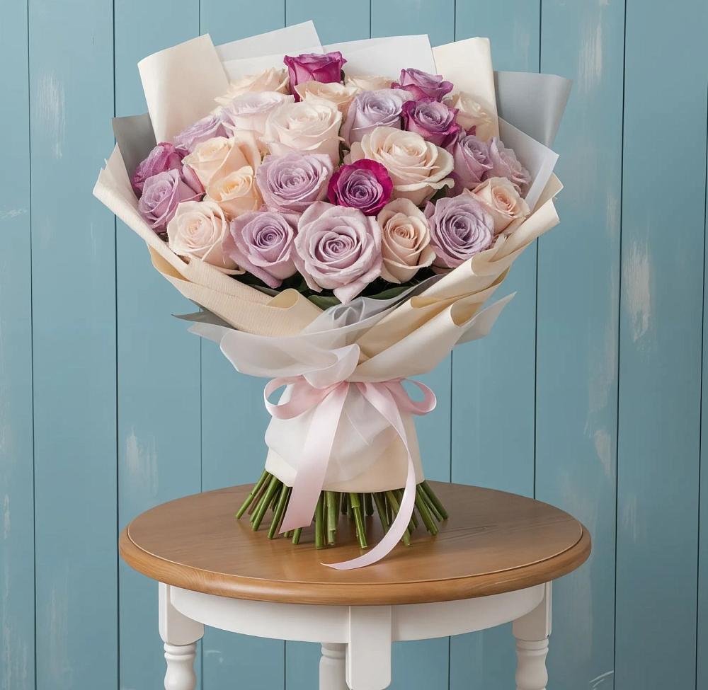 Букет цветов из: Розы в Новой Ладоге