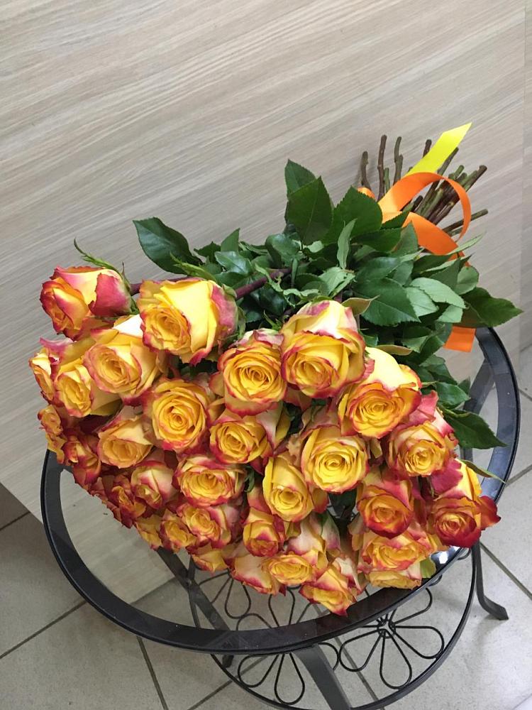 Букет Желтые розы в Новой Ладоге