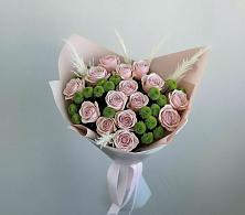 Букет цветов из:  Розы и Хризантемы в Новой Ладоге