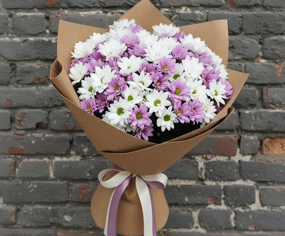 Букет цветов из: Хризантемы в Новой Ладоге