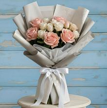 Букет цветов из:  Розы #REPLACE_PRED# Новой Ладоге