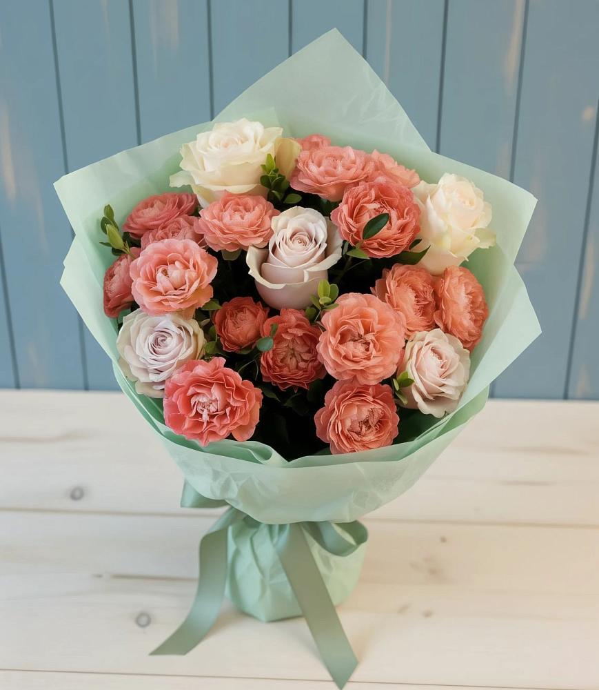 Букет цветов из: Розы в Новой Ладоге