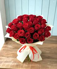 Букет 29 Красных роз в Новой Ладоге