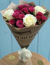 Букет цветов из:  Розы в Новой Ладоге