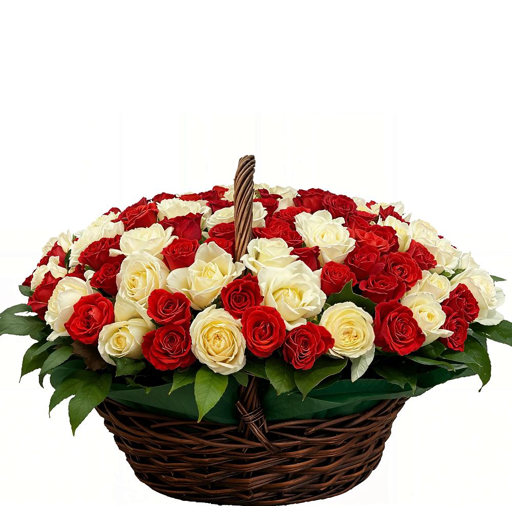 Премиум букет из: Розы в Новой Ладоге