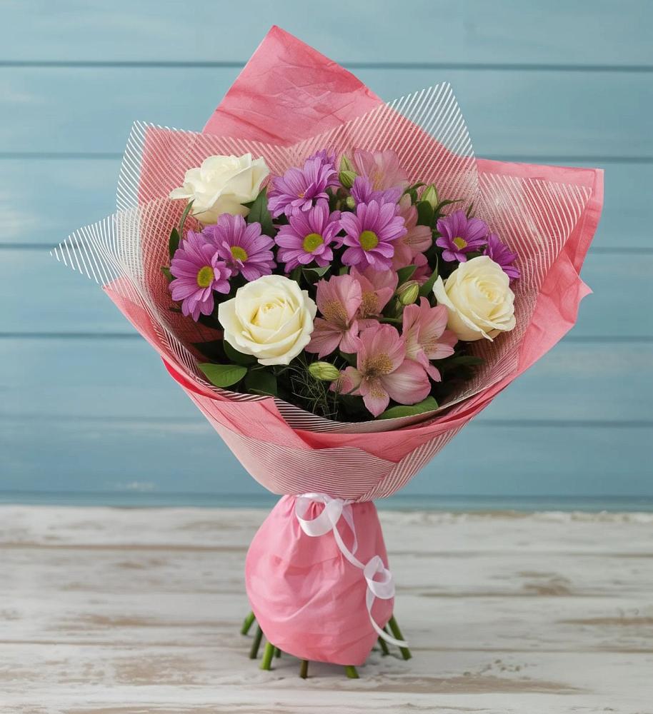 Букет цветов из: Герберы в Новой Ладоге