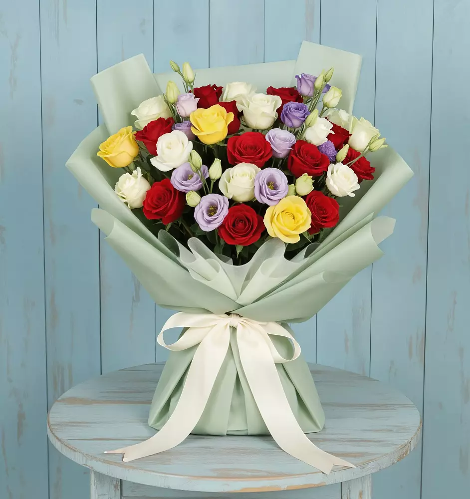 Букет цветов из: Розы в Новой Ладоге