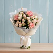 Букет цветов из:  Розы #REPLACE_PRED# Новой Ладоге