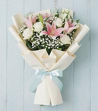 Букет цветов из:  Лилии в Новой Ладоге