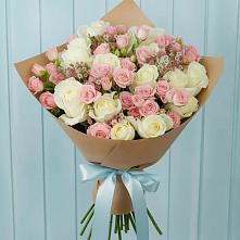 Букет цветов из:  Розы в Новой Ладоге